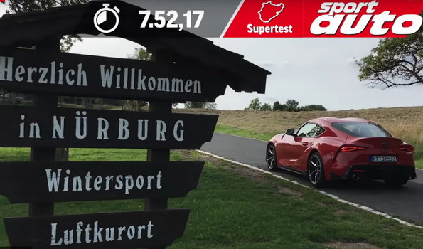 Toyota GR Supra na Nirburgringu
