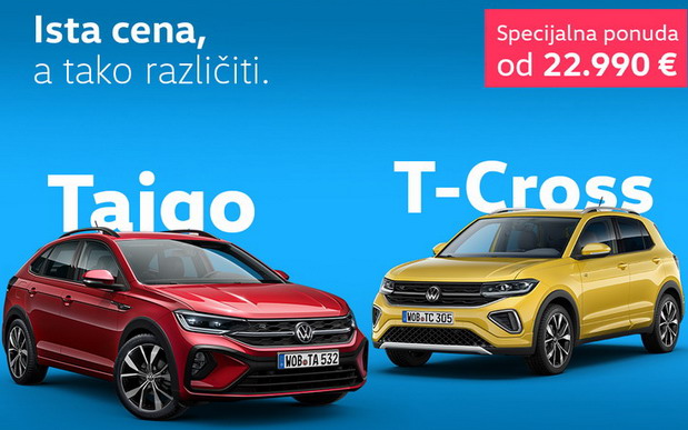 Volkswagen Taigo & T-Cross specijalna ponuda Volkswagen Taigo & T-Cross specijalna ponuda