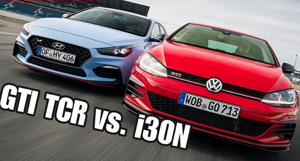 Volkswagen Golfa GTI TCR s Hyundaijem i30 N Performance Volkswagen Golfa GTI TCR s Hyundaijem i30 N Performance